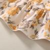 imageKids Toddler Baby Girls Rainbow Dress Princess Sleeveless Beach Butterfly SundressYellow Floral Dress
