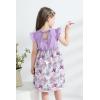 imageToddler Girls Dress Butterfly Print Ruffle Sleeveless Baby Girl DressesSisterstrap Dress