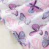imageToddler Girls Dress Butterfly Print Ruffle Sleeveless Baby Girl DressesSisterstrap Dress