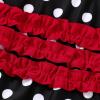 imageYOUNGER TREE Toddler Baby Girl Swimsuit Infant One Piece Bathing Suits with Hat Newborn Summer Beach SwimwearBlack Polka Dot