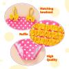 imageYOUNGER TREE Toddler Baby Girl Swimsuit Infant One Piece Bathing Suits with Hat Newborn Summer Beach SwimwearPink Polka Dot