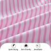 imageYOUNGER TREE Toddler Baby Girl Swimsuit Infant One Piece Bathing Suits with Hat Newborn Summer Beach SwimwearPink Stripes
