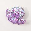 imageYOUNGER TREE Toddler Baby Girl Swimsuit Infant One Piece Bathing Suits with Hat Newborn Summer Beach SwimwearPurple Floral