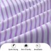 imageYOUNGER TREE Toddler Baby Girl Swimsuit Infant One Piece Bathing Suits with Hat Newborn Summer Beach SwimwearPurple Stripe