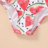 imageYOUNGER TREE Toddler Baby Girl Swimsuit Infant One Piece Bathing Suits with Hat Newborn Summer Beach SwimwearWatermelon