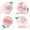 imageYOUNGER TREE Toddler Baby Girl Swimsuit Infant One Piece Bathing Suits with Hat Newborn Summer Beach SwimwearWhite Pink Flowers
