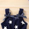 imageYOUNGER TREE Toddler Baby Girls Summer Outfit Stars and Stripes BowKnot Dress Independents Day SuitsStars