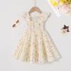 imageYOUNGER TREE Toddler Girl Dress Kids Sleeveless Ruffle Dresses for Girls Summer Outfits Beach SundressBeige