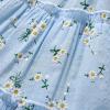 imageYOUNGER TREE Toddler Girl Dress Kids Sleeveless Ruffle Dresses for Girls Summer Outfits Beach SundressBlue Ruffles Flowes