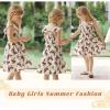 imageYOUNGER TREE Toddler Girl Dress Kids Sleeveless Ruffle Dresses for Girls Summer Outfits Beach SundressButterflies