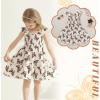 imageYOUNGER TREE Toddler Girl Dress Kids Sleeveless Ruffle Dresses for Girls Summer Outfits Beach SundressButterflies