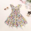 imageYOUNGER TREE Toddler Girl Dress Kids Sleeveless Ruffle Dresses for Girls Summer Outfits Beach SundressFloral
