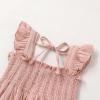 imageYOUNGER TREE Toddler Girl Dress Kids Sleeveless Ruffle Dresses for Girls Summer Outfits Beach SundressGreypink