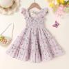 imageYOUNGER TREE Toddler Girl Dress Kids Sleeveless Ruffle Dresses for Girls Summer Outfits Beach SundressLight Purple1