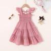 imageYOUNGER TREE Toddler Girl Dress Kids Sleeveless Ruffle Dresses for Girls Summer Outfits Beach SundressPeach