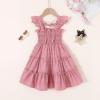imageYOUNGER TREE Toddler Girl Dress Kids Sleeveless Ruffle Dresses for Girls Summer Outfits Beach SundressPeach