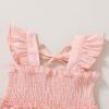 imageYOUNGER TREE Toddler Girl Dress Kids Sleeveless Ruffle Dresses for Girls Summer Outfits Beach SundressPeach Pink