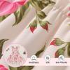 imageYOUNGER TREE Toddler Girl Dress Kids Sleeveless Ruffle Dresses for Girls Summer Outfits Beach SundressPink Floral