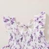 imageYOUNGER TREE Toddler Girl Dress Kids Sleeveless Ruffle Dresses for Girls Summer Outfits Beach SundressPurple Floral