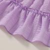 imageYOUNGER TREE Toddler Girl Dress Kids Sleeveless Ruffle Dresses for Girls Summer Outfits Beach SundressPurple Ruffles Sundress