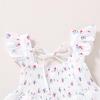 imageYOUNGER TREE Toddler Girl Dress Kids Sleeveless Ruffle Dresses for Girls Summer Outfits Beach SundressRed Floral