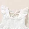 imageYOUNGER TREE Toddler Girl Dress Kids Sleeveless Ruffle Dresses for Girls Summer Outfits Beach SundressWhite