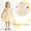 imageYOUNGER TREE Toddler Girl Dress Kids Sleeveless Ruffle Dresses for Girls Summer Outfits Beach SundressYellow1