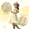 imageYOUNGER TREE Toddler Girl Dress Kids Sleeveless Ruffle Dresses for Girls Summer Outfits Beach SundressYellow1