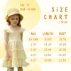 imageYOUNGER TREE Toddler Girl Dress Kids Sleeveless Ruffle Dresses for Girls Summer Outfits Beach SundressYellow1