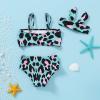 imageYOUNGER TREE Toddler Swimsuit Girl 2Pieces Leopard Bathing Suits Halter Top Bikini Bottoms Swimming Suit Kids Beach Swimwear 56T Green Leopard