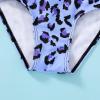 imageYOUNGER TREE Toddler Swimsuit Girl 2Pieces Leopard Bathing Suits Halter Top Bikini Bottoms Swimming Suit Kids Beach SwimwearBlue Leopard