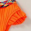 imageYOUNGER TREE Toddler Swimsuit Girl 2Pieces Leopard Bathing Suits Halter Top Bikini Bottoms Swimming Suit Kids Beach SwimwearBright Orangeboho Patterns