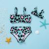 imageYOUNGER TREE Toddler Swimsuit Girl 2Pieces Leopard Bathing Suits Halter Top Bikini Bottoms Swimming Suit Kids Beach SwimwearGreen Leopard