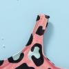 imageYOUNGER TREE Toddler Swimsuit Girl 2Pieces Leopard Bathing Suits Halter Top Bikini Bottoms Swimming Suit Kids Beach SwimwearPink Leopard