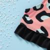 imageYOUNGER TREE Toddler Swimsuit Girl 2Pieces Leopard Bathing Suits Halter Top Bikini Bottoms Swimming Suit Kids Beach SwimwearPink Leopard
