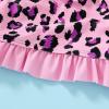 imageYOUNGER TREE Toddler Swimsuit Girl 2Pieces Leopard Bathing Suits Halter Top Bikini Bottoms Swimming Suit Kids Beach SwimwearPurple Leopard