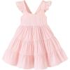 imageKids Toddler Baby Girls Rainbow Dress Princess Sleeveless Beach Butterfly SundressPink Stripe Dress