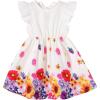 imageYOUNGER TREE Toddler Dress Baby Girl Summer Clothes Ruffle Sleeve Floral Smock Beach Boho Dresses Sundress White Floral 45T