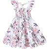 Pink Floral and Butterfly