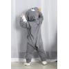 imageYOUNGER TREE Baby Boys Girls Cotton Rompers LongSleeve Jumpsuit Bodysuit Fall Winter Clothes for 024 Months InfantGray Shark Romper