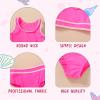 imageYOUNGER TREE Girls Swimsuit Sleeveless Tankini 2 Piece Bikini Sets Beach Sport Bathing Suit for Toddler Kids GirlPink Patchwork