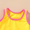 imageYOUNGER TREE Girls Swimsuit Sleeveless Tankini 2 Piece Bikini Sets Beach Sport Bathing Suit for Toddler Kids GirlYellow