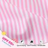imageYOUNGER TREE Toddler Swimsuit Girl Cute Stripe OnePiece Ruffle Swimwear Baby Girl Bathing Suits with BowPink Stirpes