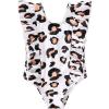 imageInfant Baby Girls Swimsuit Toddler OnePiece Plaid Swimwear Beach Bikini Leopard Ruffles Bathing Suit OutfitsLeopard