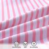 imageYOUNGER TREE Infant Baby Girls Swimsuit Long Sleeve Swimsuits One Piece Swimsuit Solid Color Bathing Suit with Hat UPF 50Pink Border Stripes