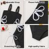 imageGirls Swimsuit One Piece Bathing Suit Adjustable Straps Solid Color Cut Out Butterfly Girls Swimwear for 714YBlack