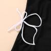 imageGirls Swimsuit One Piece Bathing Suit Adjustable Straps Solid Color Cut Out Butterfly Girls Swimwear for 714YBlack and Butterfly