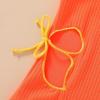 imageGirls Swimsuit One Piece Bathing Suit Adjustable Straps Solid Color Cut Out Butterfly Girls Swimwear for 714YOrange and Butterfly