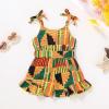 imageYOUNGER TREE African Baby Clothes Girl Dashiki Ankara Outfit SetHalter Romper
