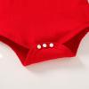 imageYOUNGER TREE Baby Girl 1st Birthday Outfit  My First Birthday Romper ampamp Flared PantsLittle One Ladybug